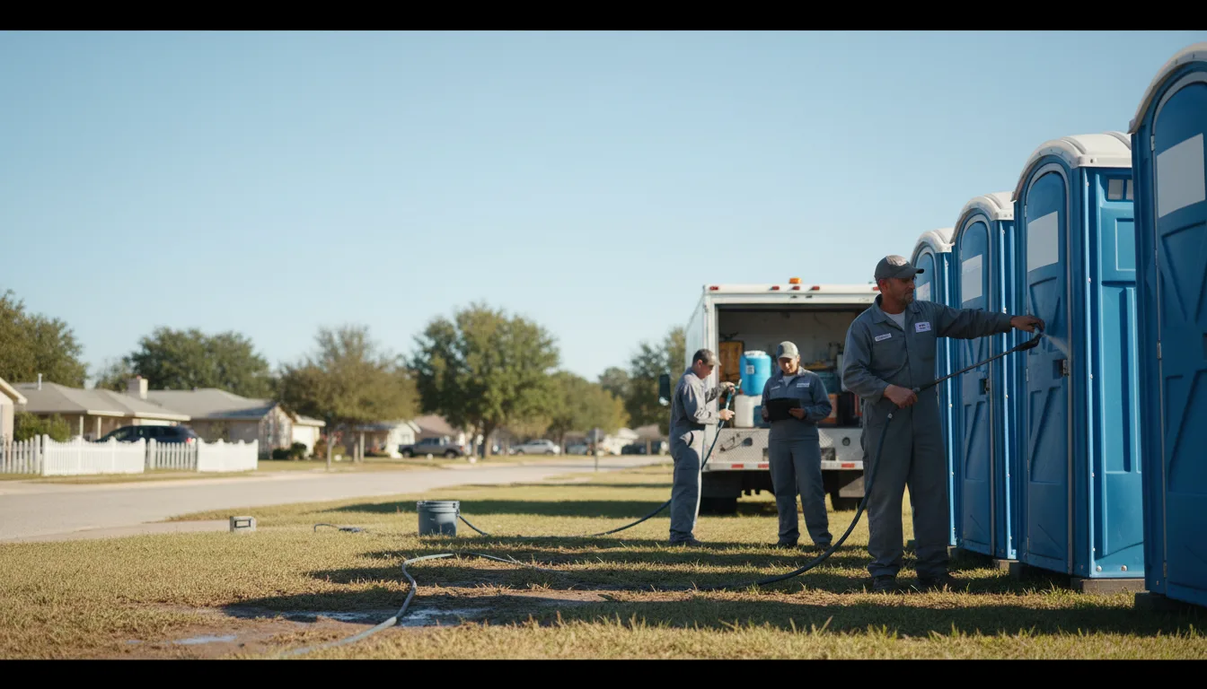 Long-Term Portable Toilet Rental in Garfield, NM near me